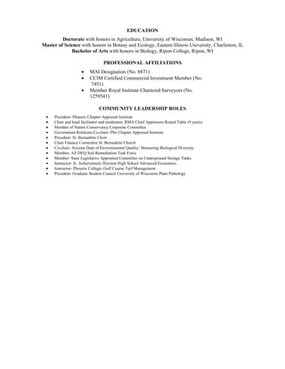 Resume Kobriger 2009