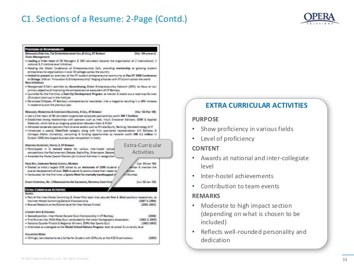 Iit bombay resume