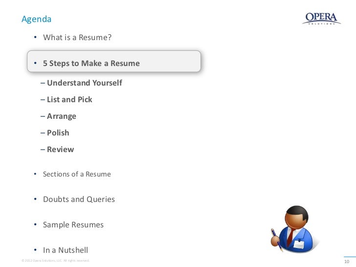 9 9 agenda what is a resume 5 steps to make