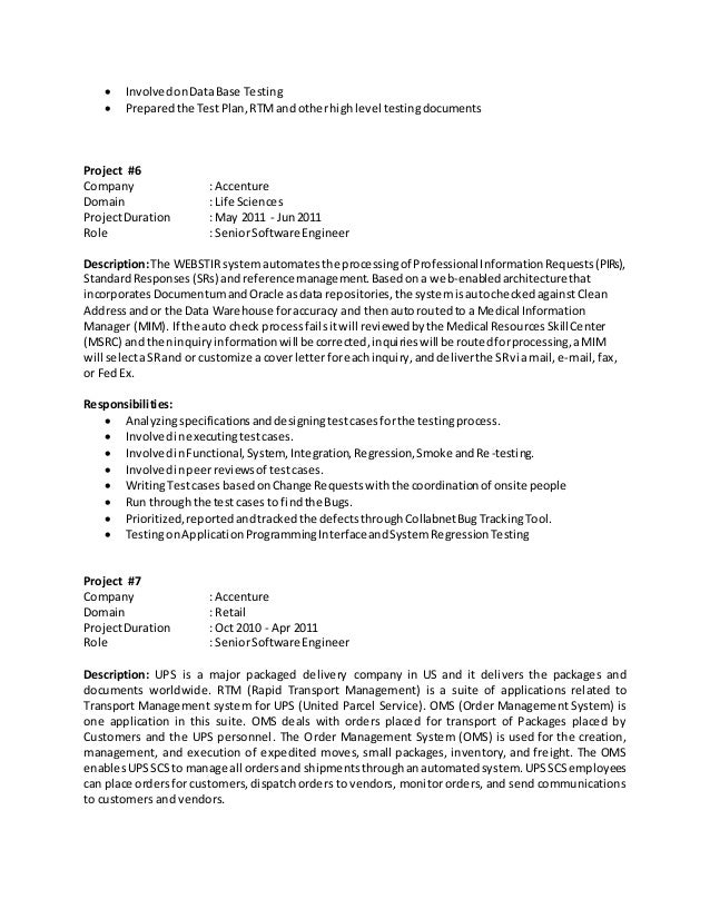 Resume manual testing_exp 5_years