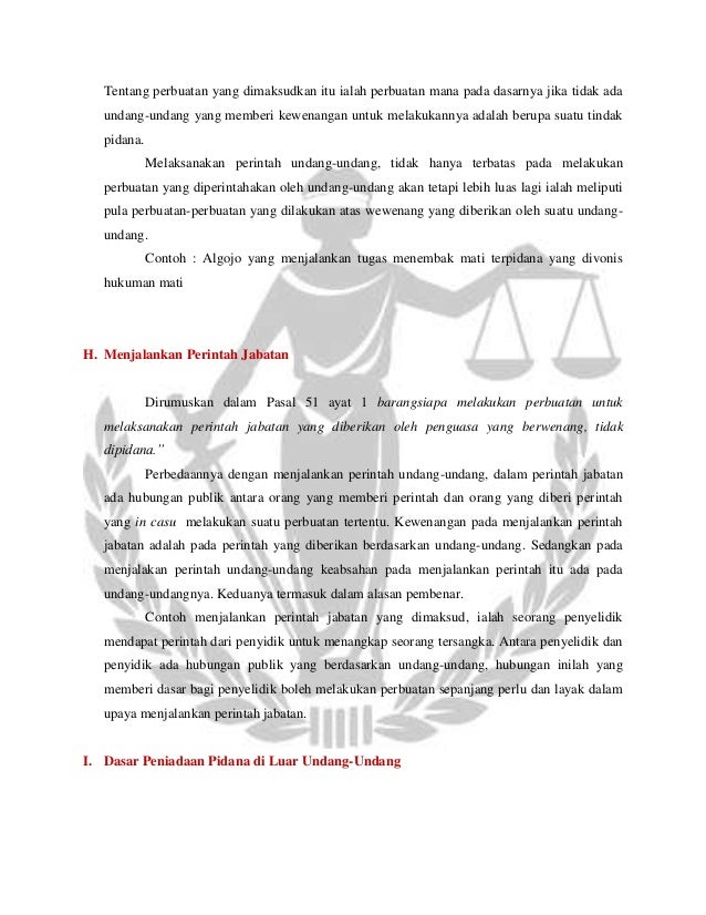 Resume Materi Hukum Pidana