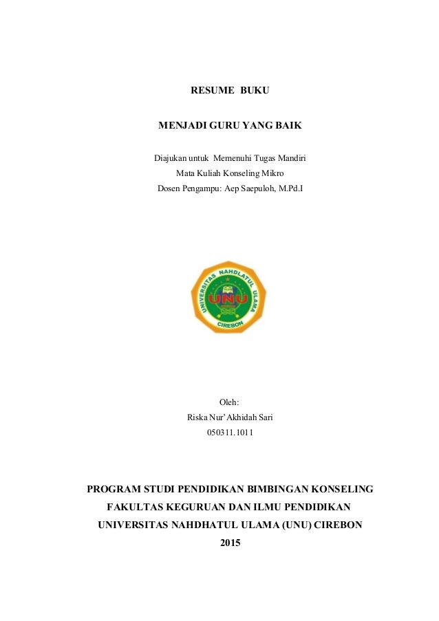 Cover Resume Tugas Kuliah