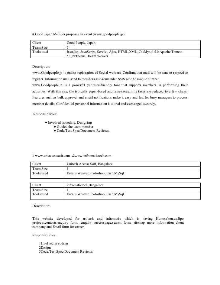 resume paper size