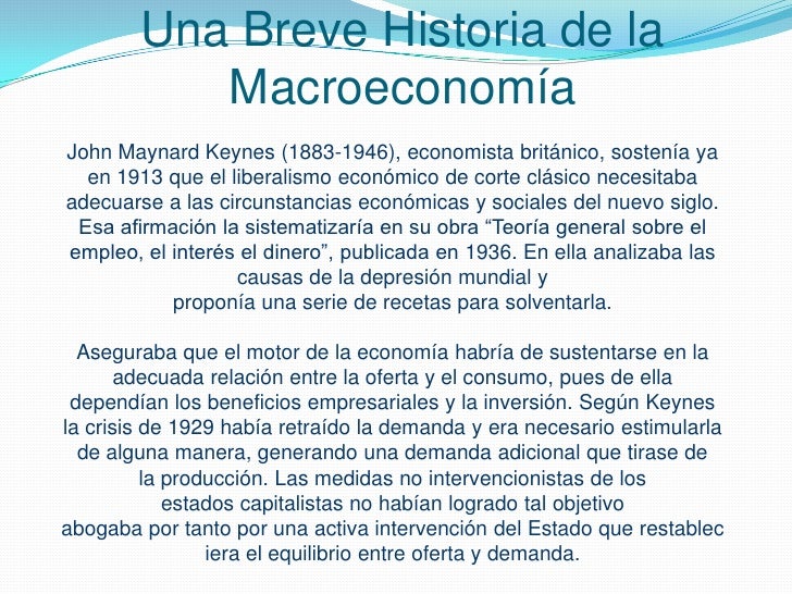 Conceptos Economia Y Breve Historia Macroeconomia - 
