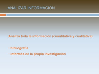 Documentativo¿QUÉ HABILIDADES DE INDAGACIÓN PONEMOS EN MARCHA EN UN PROCESO DE INVESTIGACIÓN ACCIÓN? OBSERVARINVESTIGACIÓNPREGUNTAR EVOCAR ANALIZAR INFORMACIÓN