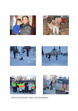 DONACION MATERIAL AMBULANCIAS DOMINGO
 