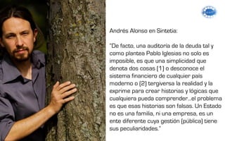 Aristóbulo De Juan, ex-Director del Banco de
España, en Sintetia:
“cuando Bankia salió a bolsa en 2011 ya estaba
en situac...