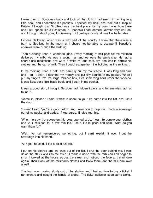 resumen 39 steps