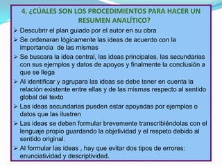Se hace un borrador cotejando la exactitud en la transcripción de las ideas del autor.