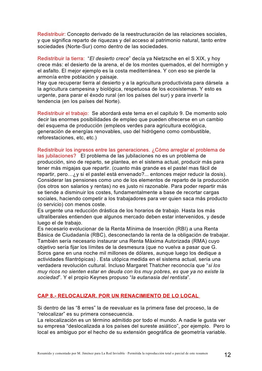 La apuesta por el Decrecimiento. Resumen del libro de Latouche