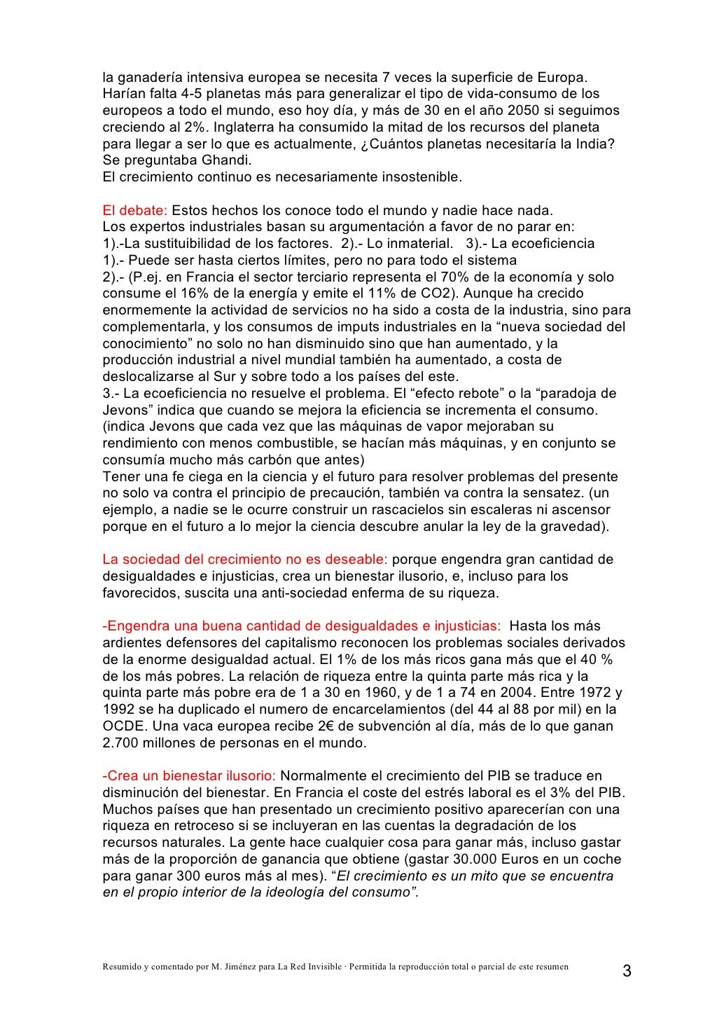 La apuesta por el Decrecimiento. Resumen del libro de Latouche