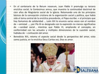 PENSAMIENTO SOCIAL DE LA IGLESIA | PPTX