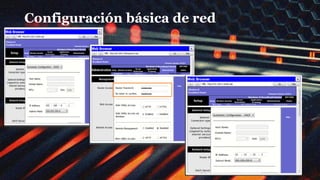Configuración básica de red
 