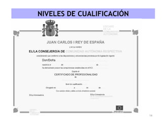 NIVELES DE CUALIFICACIÓN
14
 