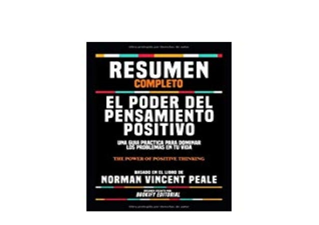 kindle library$@@ Resumen Completo El Poder Del Pensamiento Positivo
