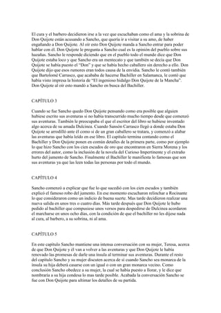 Resumen D.Quijote