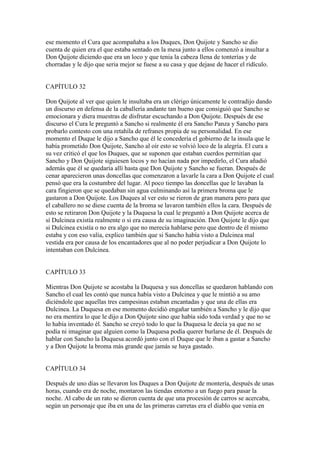 Resumen D.Quijote