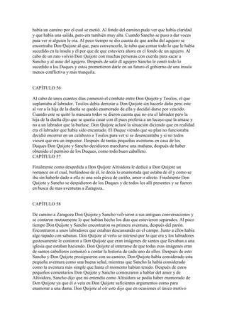 Resumen D.Quijote