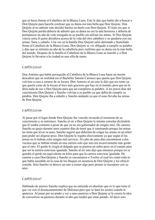 Resumen D.Quijote