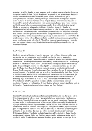 Resumen D.Quijote