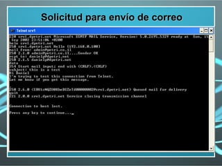 Solicitud para envío de correo
 