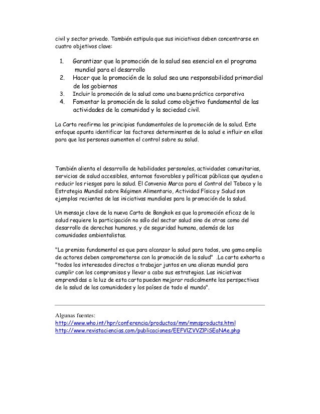 Resumen de conceptos sobre promocion y proteccion de la salud