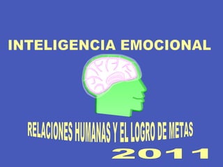 INTELIGENCIA EMOCIONAL 2011 RELACIONES HUMANAS Y EL LOGRO DE METAS 