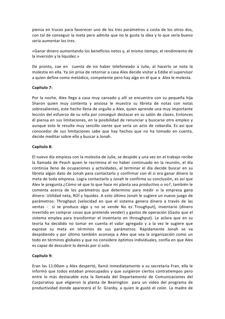 résumé le but de goldratt Le résumé a pour fonction de rendre compte « en abrégé » des idées les plus importantes d’un texte et des liens qui les unissent divers types d’écrits peuvent faire l’objet d’un résumé : des textes argumenta - tifs, explicatifs, narratifs, etc. résumé le but de goldratt Le résumé a pour fonction de rendre compte « en abrégé » des idées les plus importantes d’un texte et des liens qui les unissent divers types d’écrits peuvent faire l’objet d’un résumé : des textes argumenta - tifs, explicatifs, narratifs, etc.