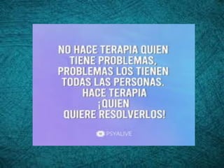 Resumen de la psicoterapia