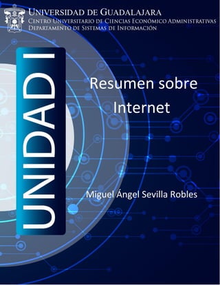 Resumen sobre
Internet
Miguel Ángel Sevilla Robles
 