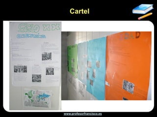 Actividades voluntarias
• Actividad de investigación: el alumno propone un tema,
  acontecimiento o personaje sobre el tema que le interese y yo le
  doy las pautas para que haga un trabajo de investigación. Por
  escrito o en formato presentación.




                           www.profesorfrancisco.es
 
