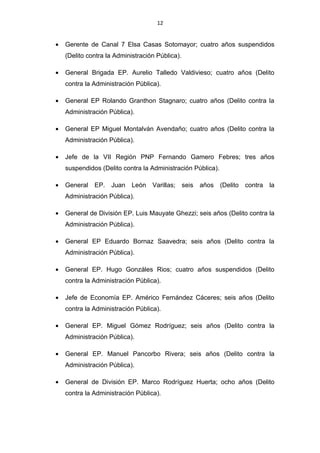 Resumen del fujimorismo