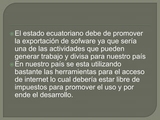 Objetivos de Desarrollo del Milenio y la Situación de Desarrollo HumanoCombatir el hambre y la pobrezaQue todas las personas tengan acceso a la enseñanza básicaReducir enfermedades como paludismo, sida entre otras enfermedadesIgualdad de géneroPolíticas para proteger el ecosistemaFomentar  el desarrollo mundialAyudar a las madres embarazadas para mejorar la salud.