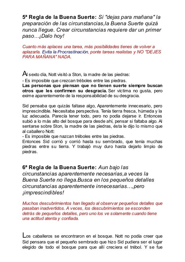 La Buena Suerte Alex Rovira Pdf Descargar