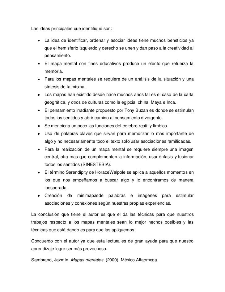 Mapas mentales Resumen