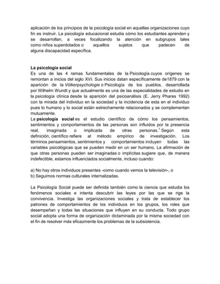 Resumen de psicologia