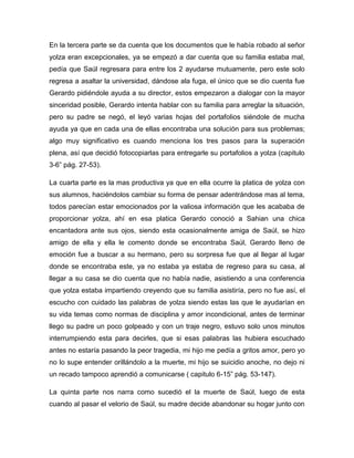 Resumen de un grito desesperado