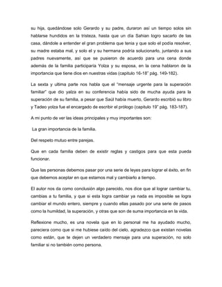 Resumen de un grito desesperado