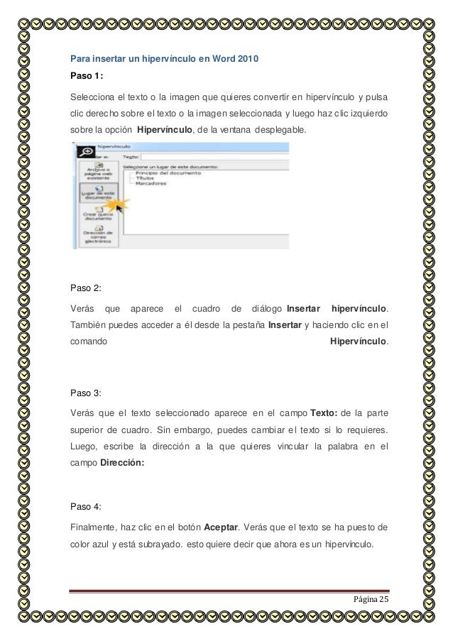 Opcion De Resumen En Word 2010