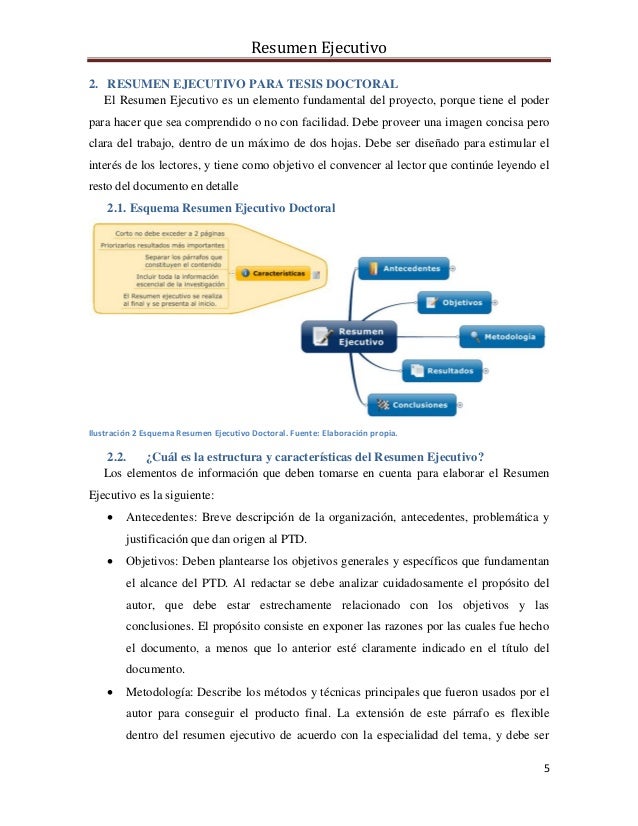 ejemplo de un informe ejecutivo corto