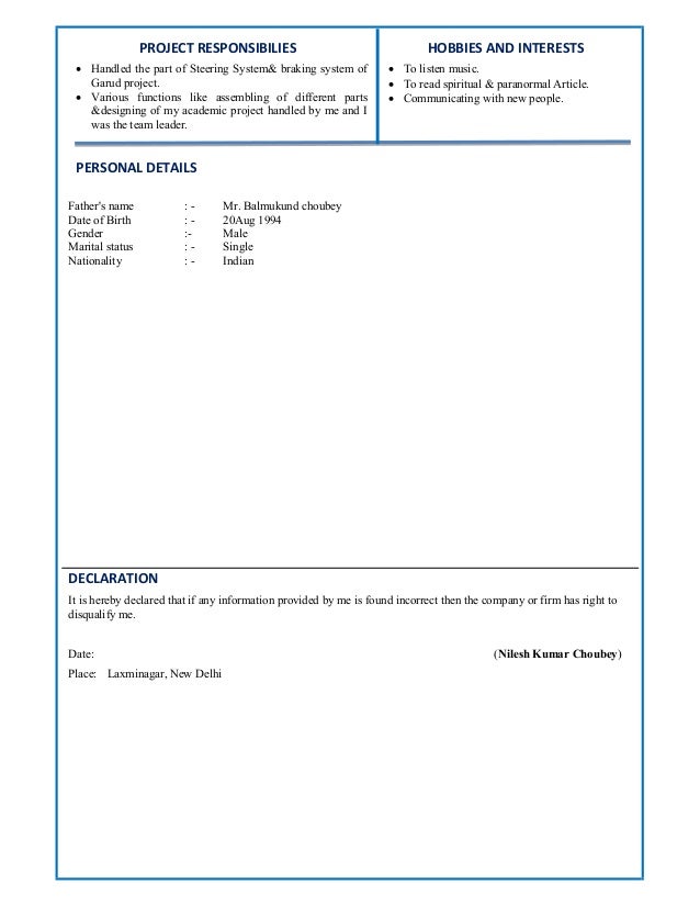 world 39 s best resume format - Worlds Best Resume Format 2 638 