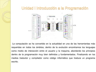 Resumen introduccion a la programacion | PPTX