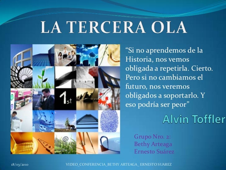 Resumen la tercera ola alvin toffler