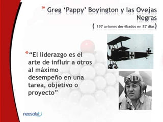 *
*“El liderazgo es el
arte de influir a otros
al máximo
desempeño en una
tarea, objetivo o
proyecto”
 