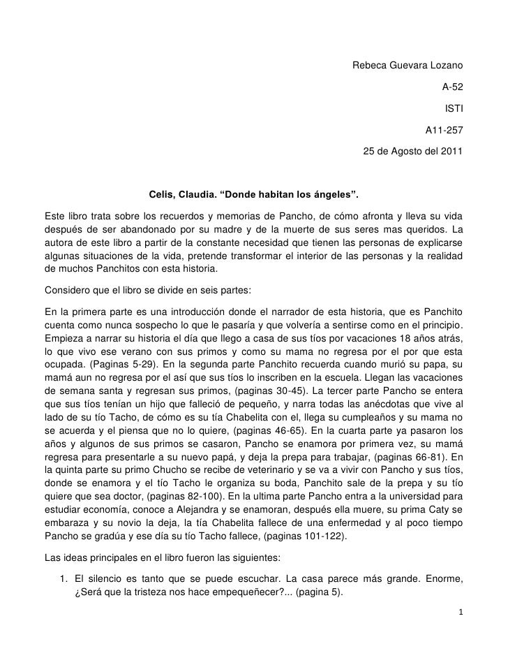 Donde habitan los angeles