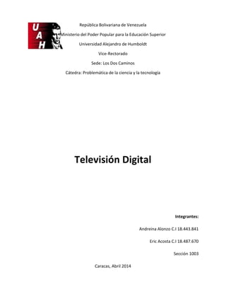 Resumen televisión digital