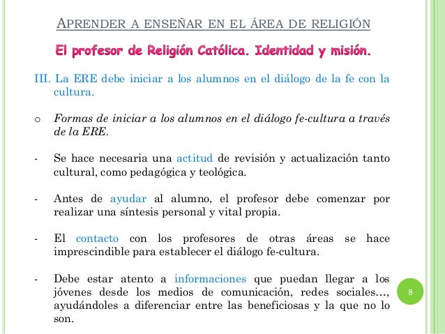 Aprender A Enseñar En El área De Religión