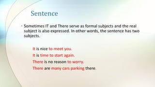 Sentences That Is In The sentence. Grammar explanation of the sentence concept.pdf