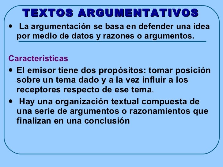 Resumen Tipos De Textos