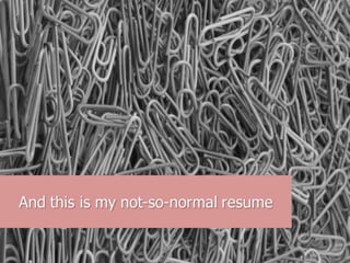 Resume number 2
